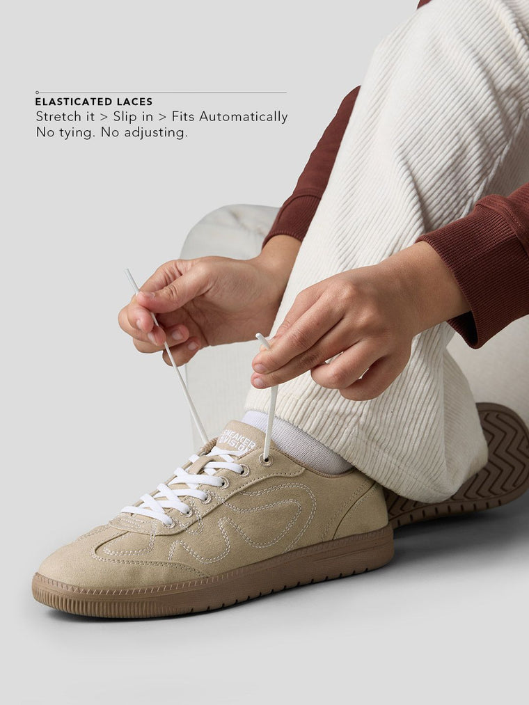 Caramel: UBZ Fly Women Low Top Sneakers