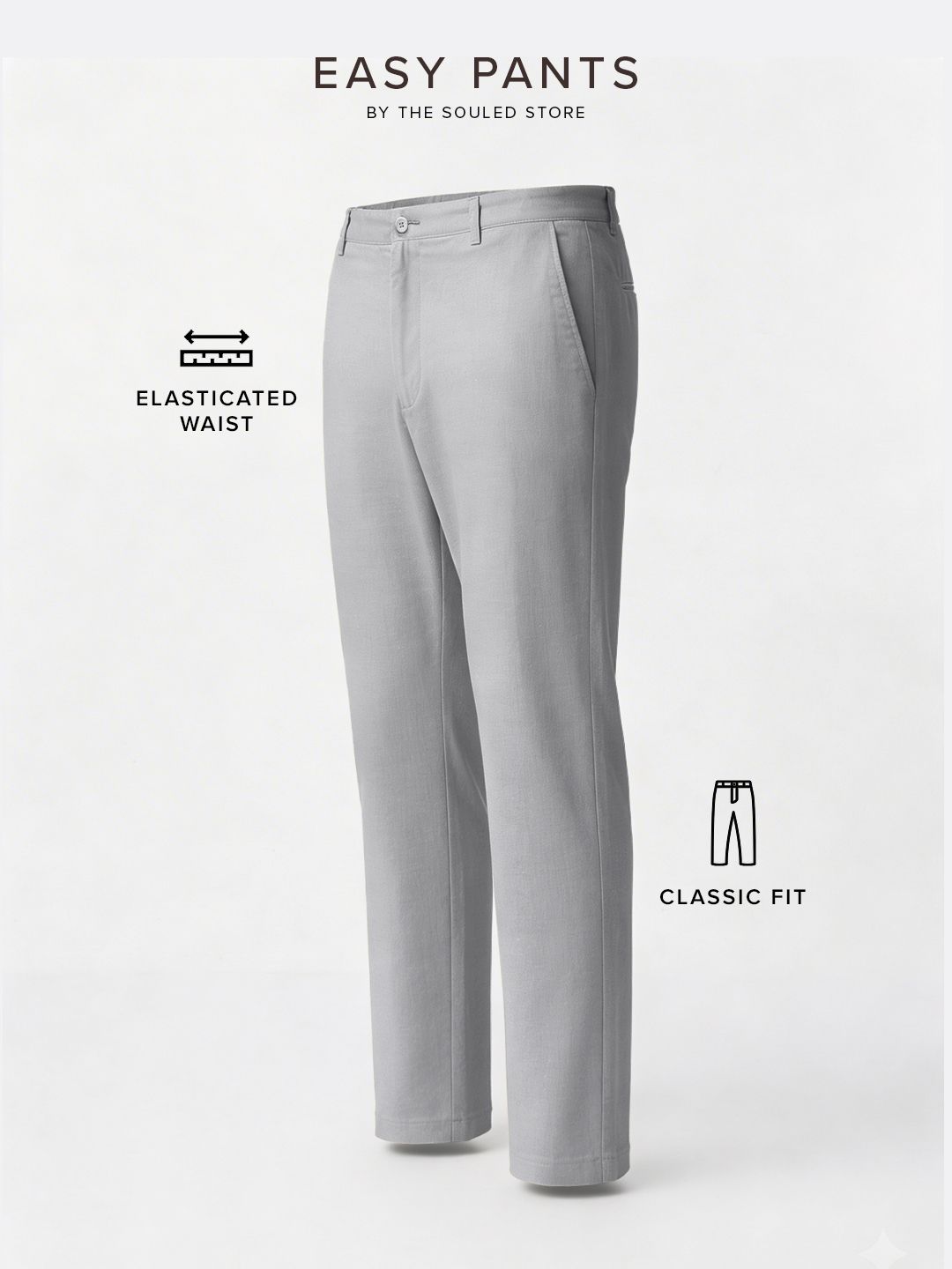 Easy Pants: Steel Grey Easy Pants