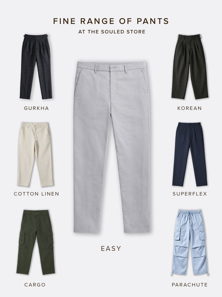 Easy Pants: Steel Grey Easy Pants