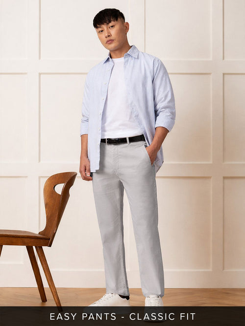 Easy Pants: Steel Grey Easy Pants