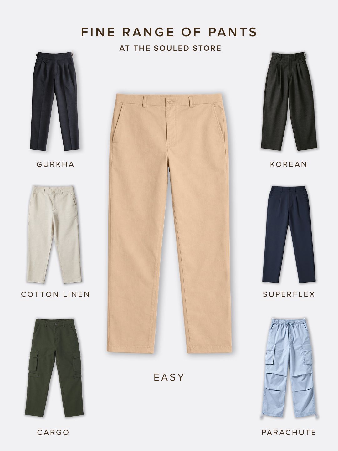 Easy Pants: Walnut Brown Easy Pants