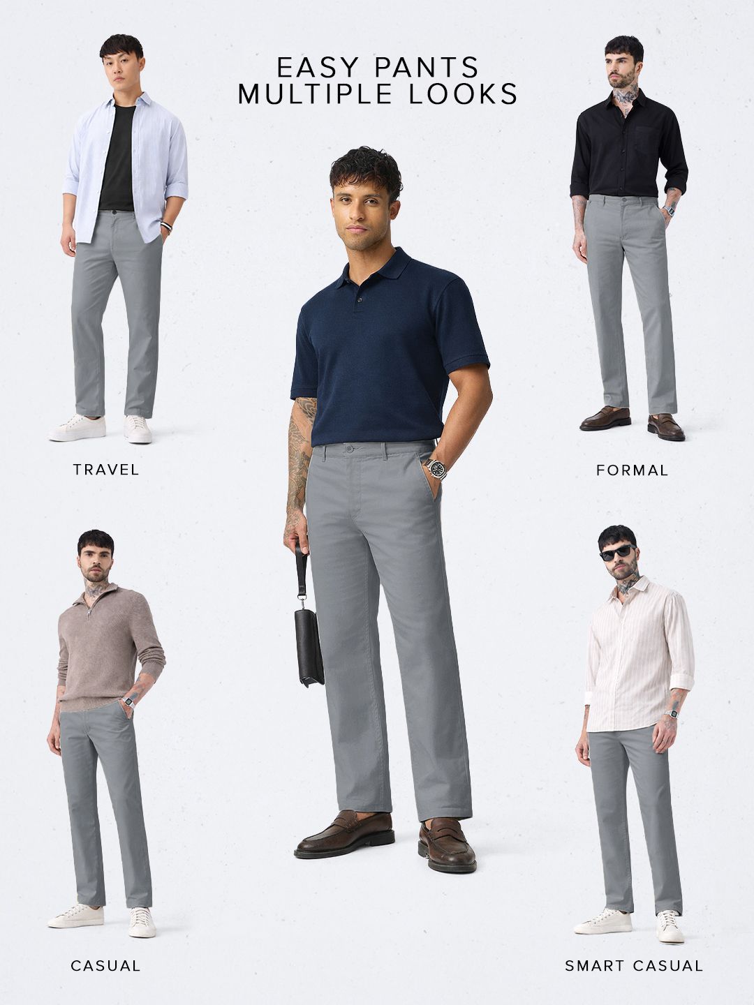 Easy Pants: Pebble Grey Easy Pants