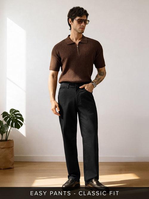 Easy Pants: Kohl Black Easy Pants