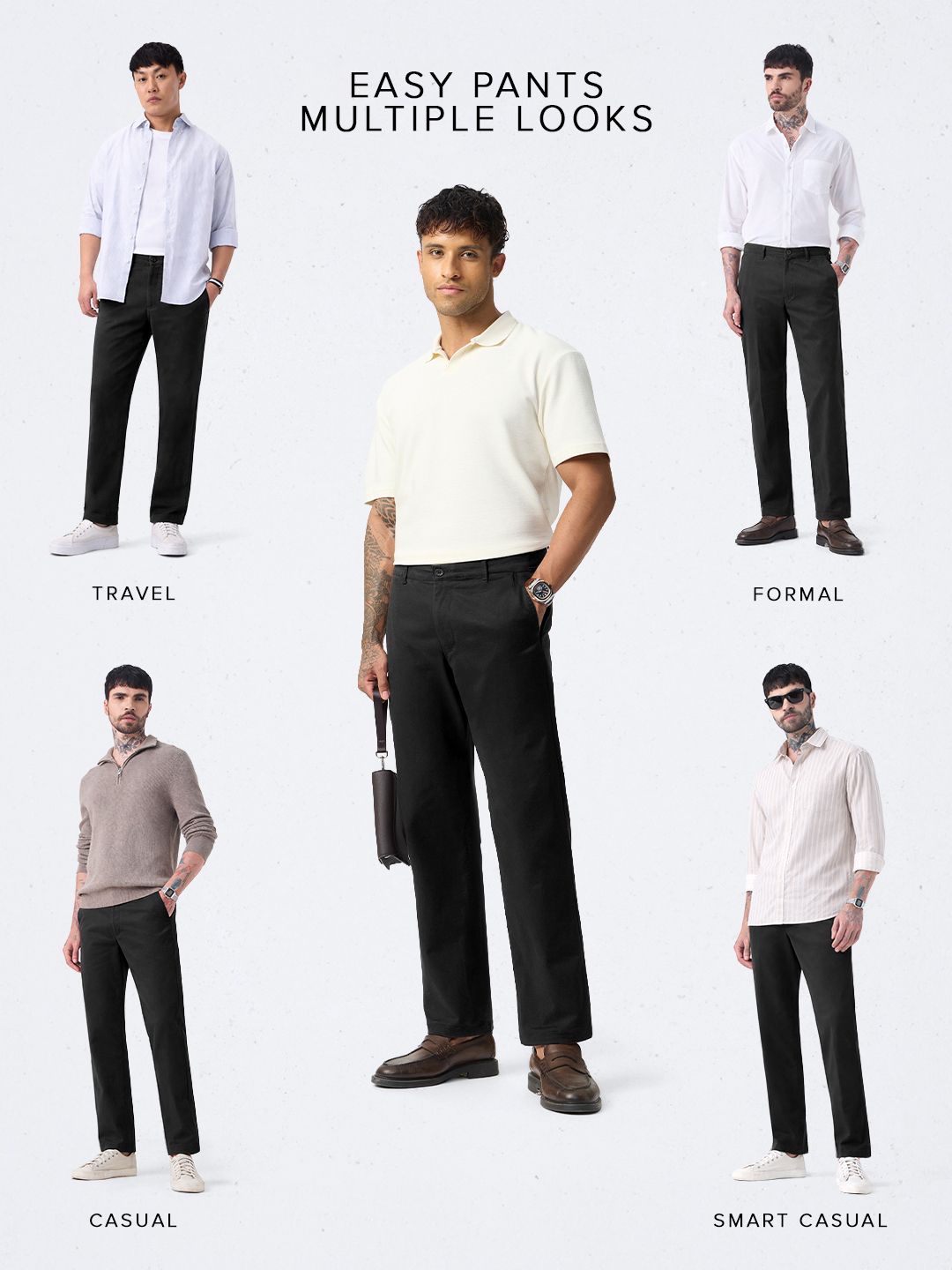 Easy Pants: Kohl Black Easy Pants