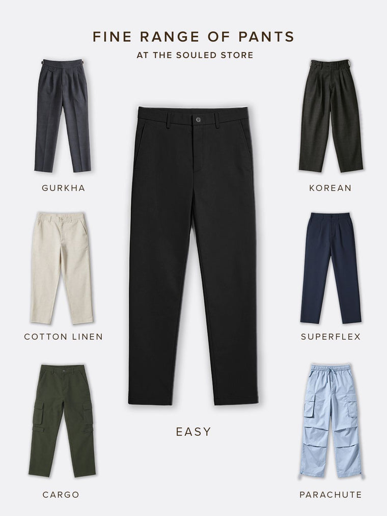 Easy Pants: Kohl Black Easy Pants