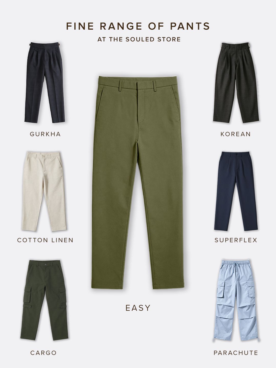 Easy Pants: Mossy Green Easy Pants