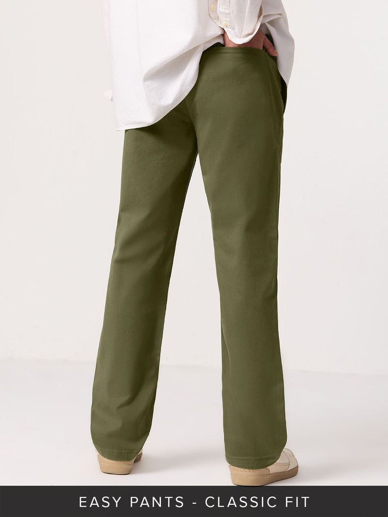 Easy Pants: Mossy Green Easy Pants