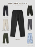 Super Pants: Black (Classic Fit) Men Super Flex Pants