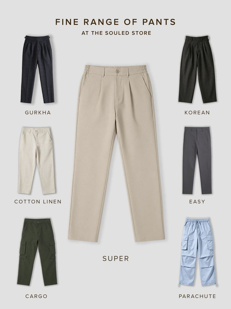 Super Pants: Fawn (Classic Fit) Men Super Flex Pants