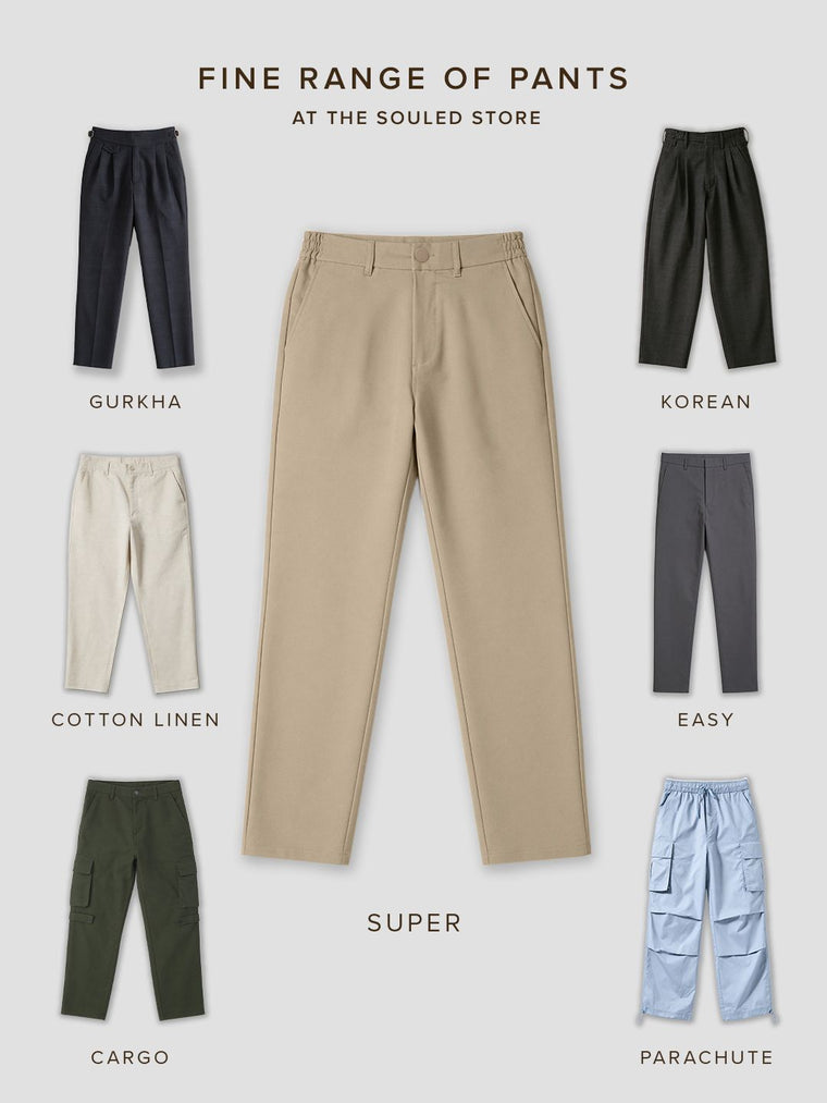 Super Pants: Sandstorm (Classic Fit) Men Super Flex Pants