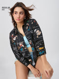 Back Tie Up Shirt: Popeye Women Regular Shirts