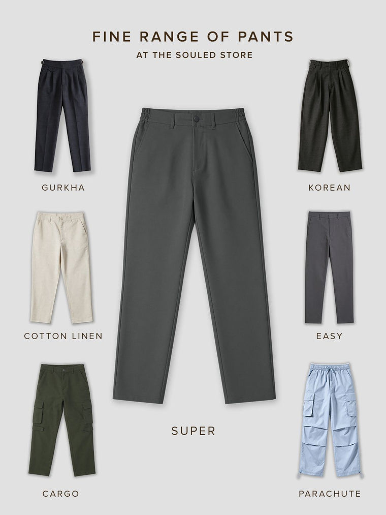 Super Pants: Anchor (Classic Fit) Men Super Flex Pants