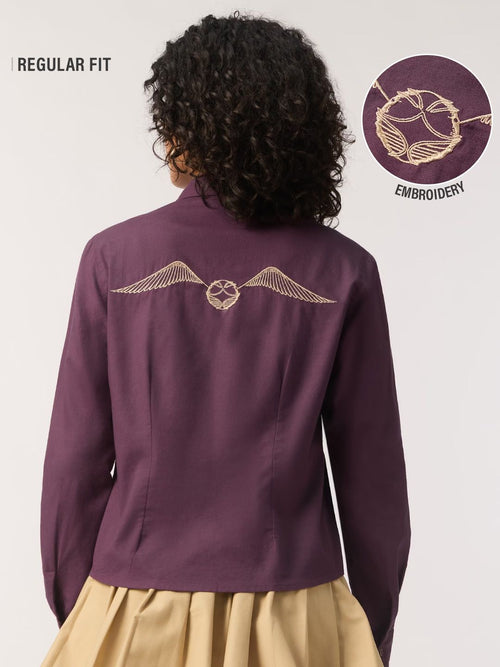 Harry Potter: Snitch Women Regular Shirts