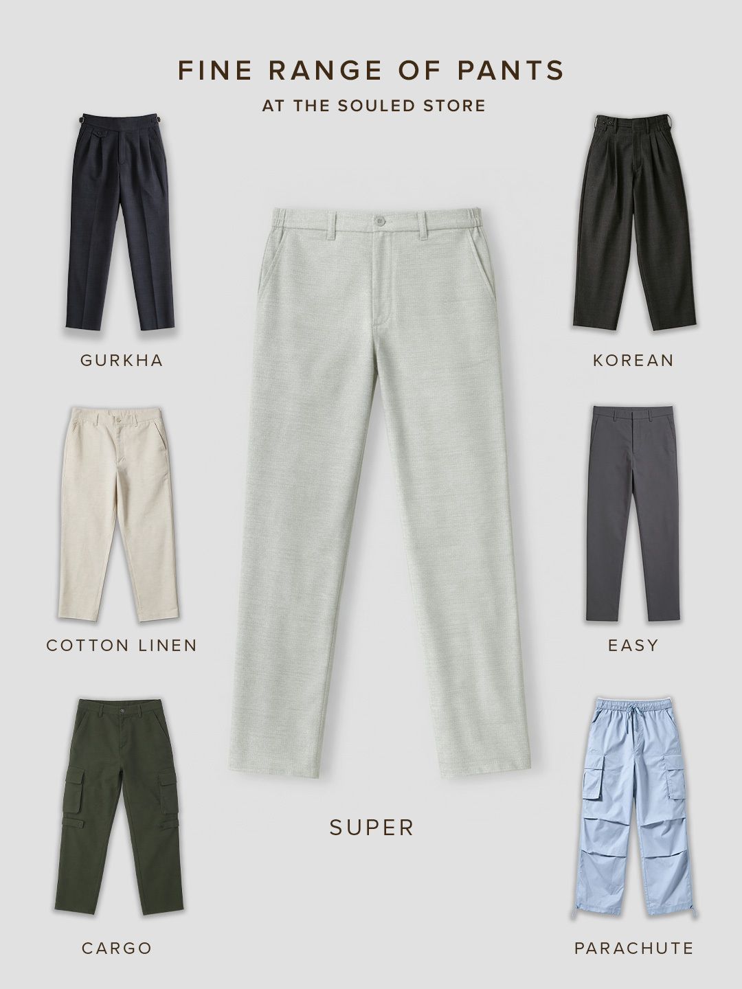 Super Pants: Sky Way (Classic Fit) Men Super Flex Pants