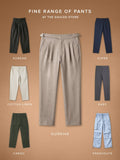 Gurkha Pants: Light Chestnut Brown Men Super Flex Pants