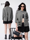 Plaid Shirt: Tulip Women Relaxed Shirts