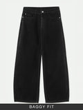 Souled Denim: Rich Black (Baggy Fit) Women Baggy Denims