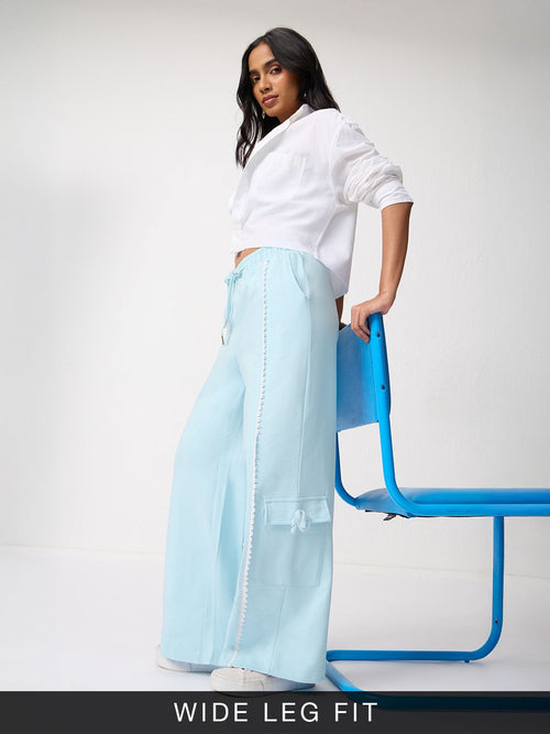 Wide Joggers: Bluebell Women Wide Joggers