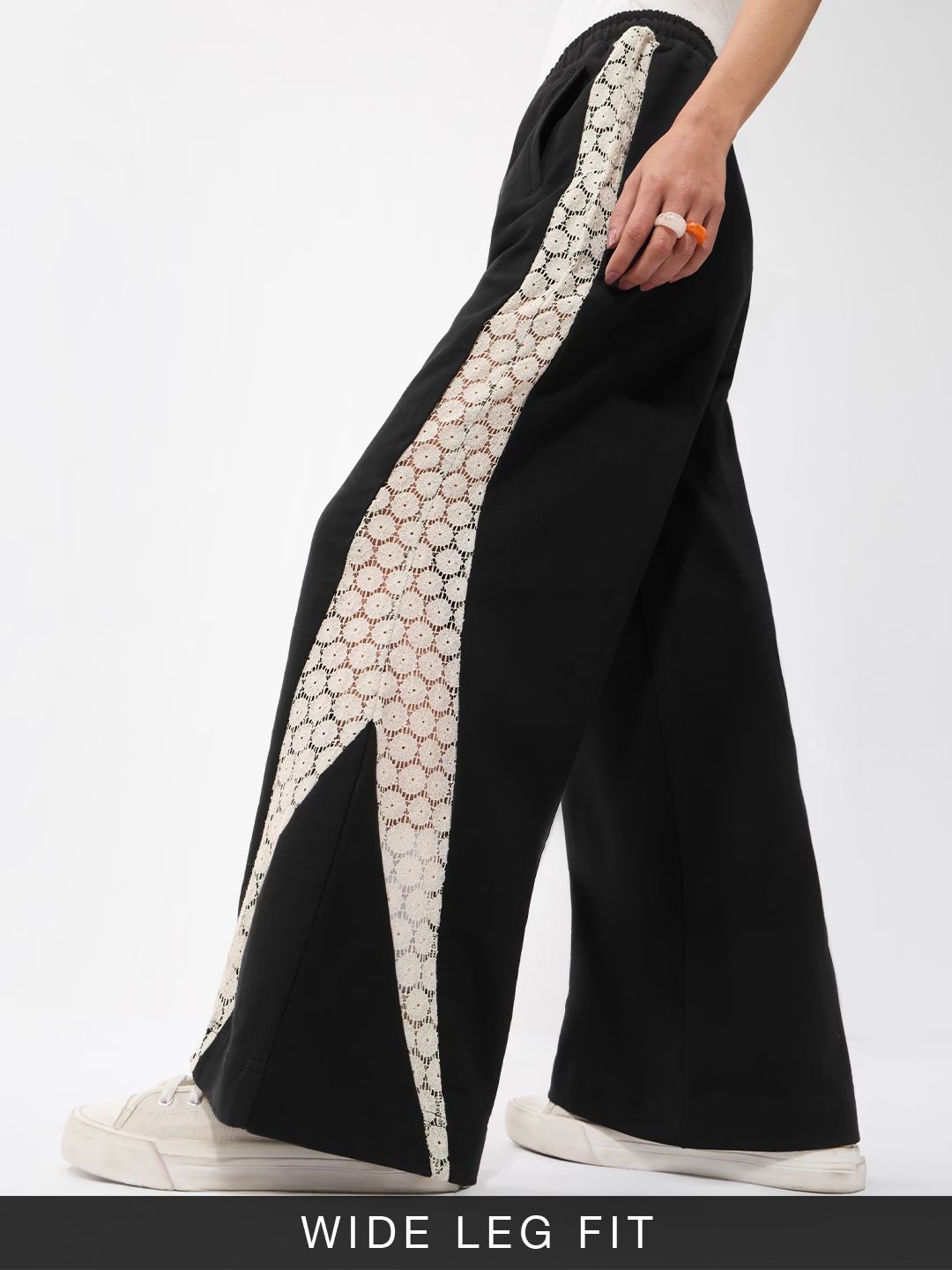 Wide Joggers: Night Life Women Wide Joggers