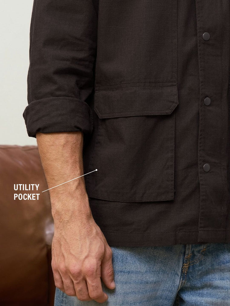 Utility Overshirt: Pecan Overshirts
