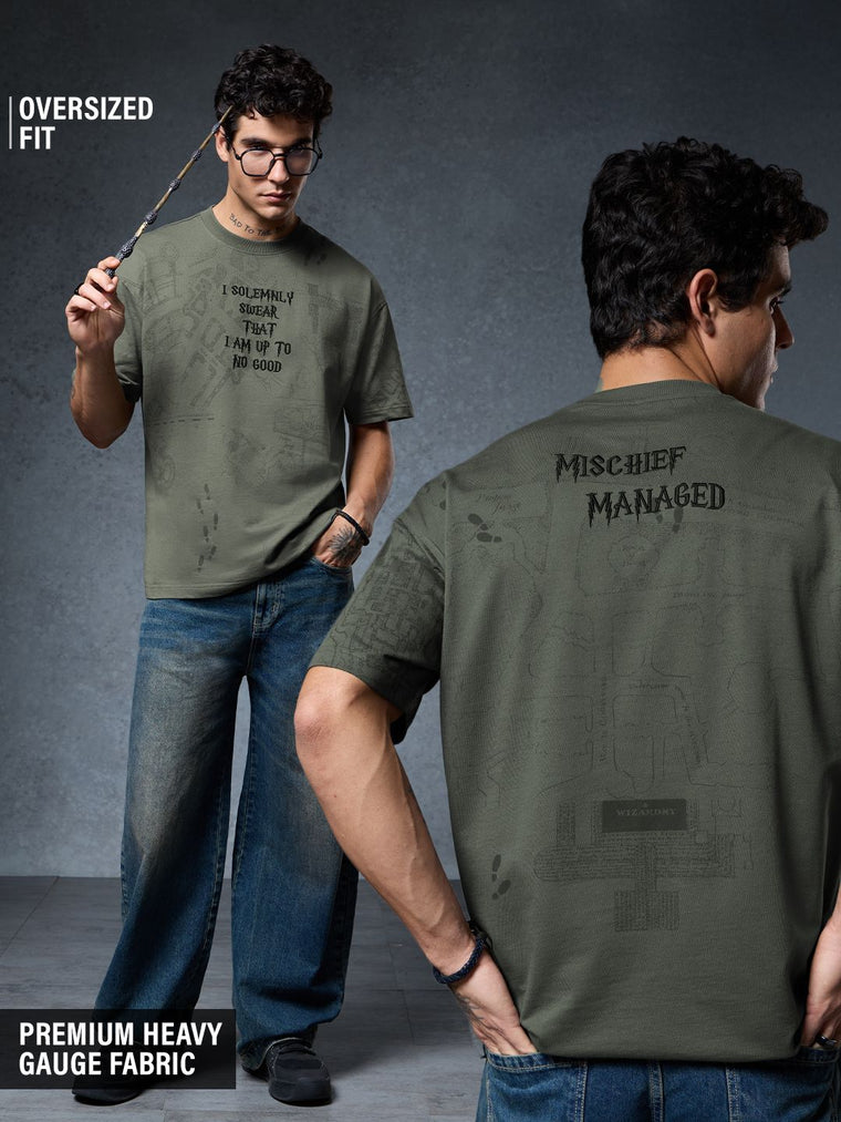 Harry Potter: Mischief Managed Oversized T-Shirts