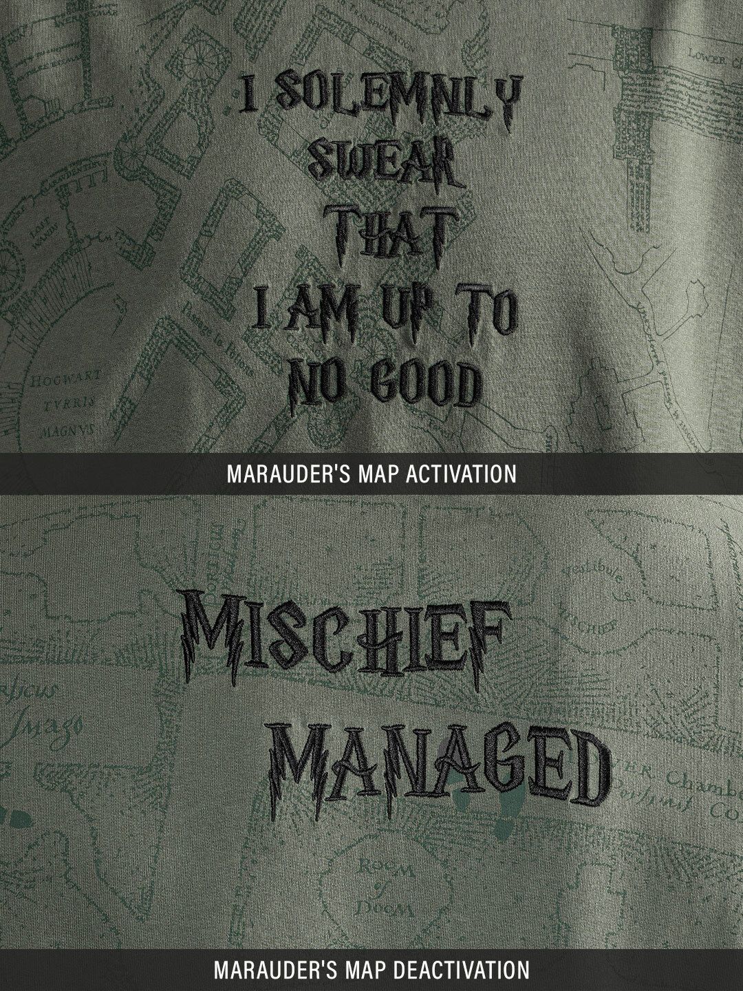 Harry Potter: Mischief Managed Oversized T-Shirts