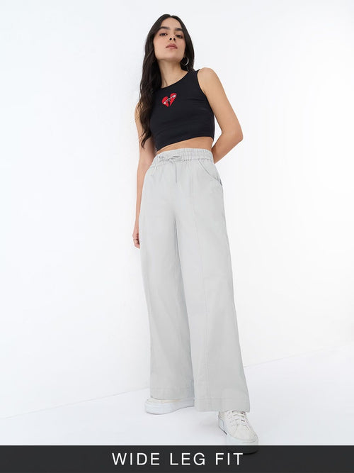 Pull On Pants: Sand Shell Women Wide Pants