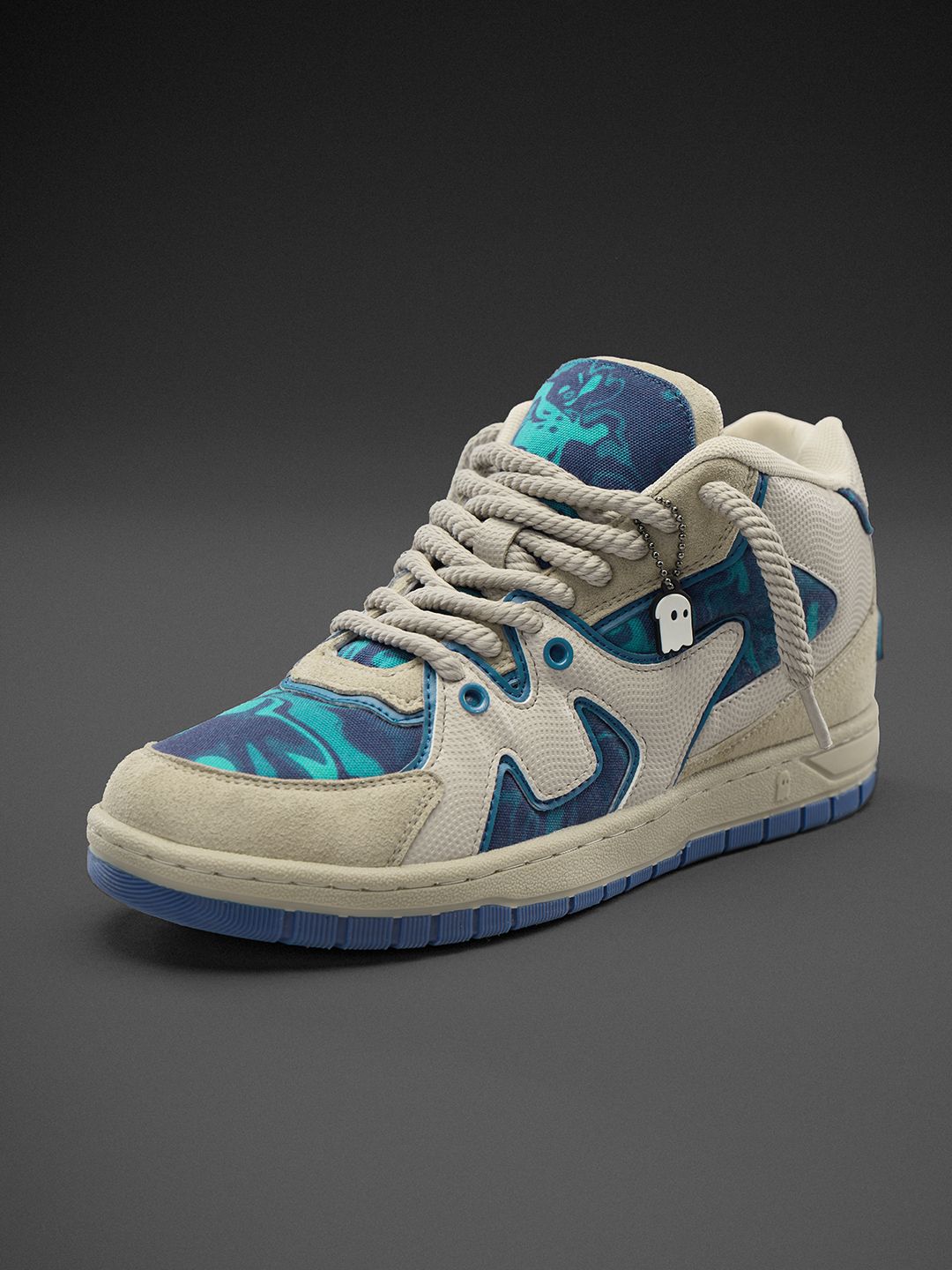 UBZ: Aqua Men Mid Top Sneakers