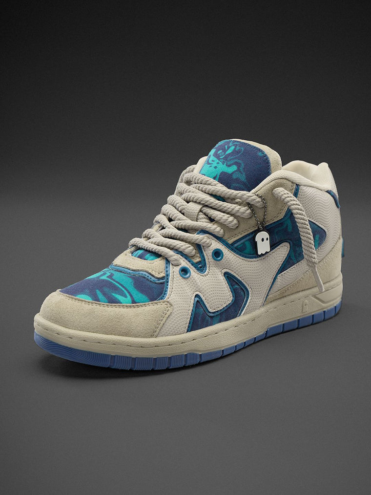 UBZ: Aqua Men Mid Top Sneakers