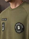 TSS Originals: Army Oversized Full Sleeve T-Shirts