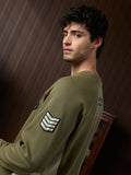 TSS Originals: Army Oversized Full Sleeve T-Shirts