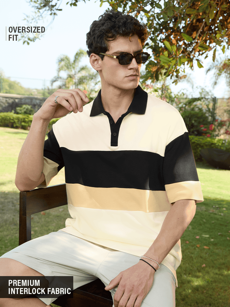 Oversized Polo: Taupe Oversized Polos