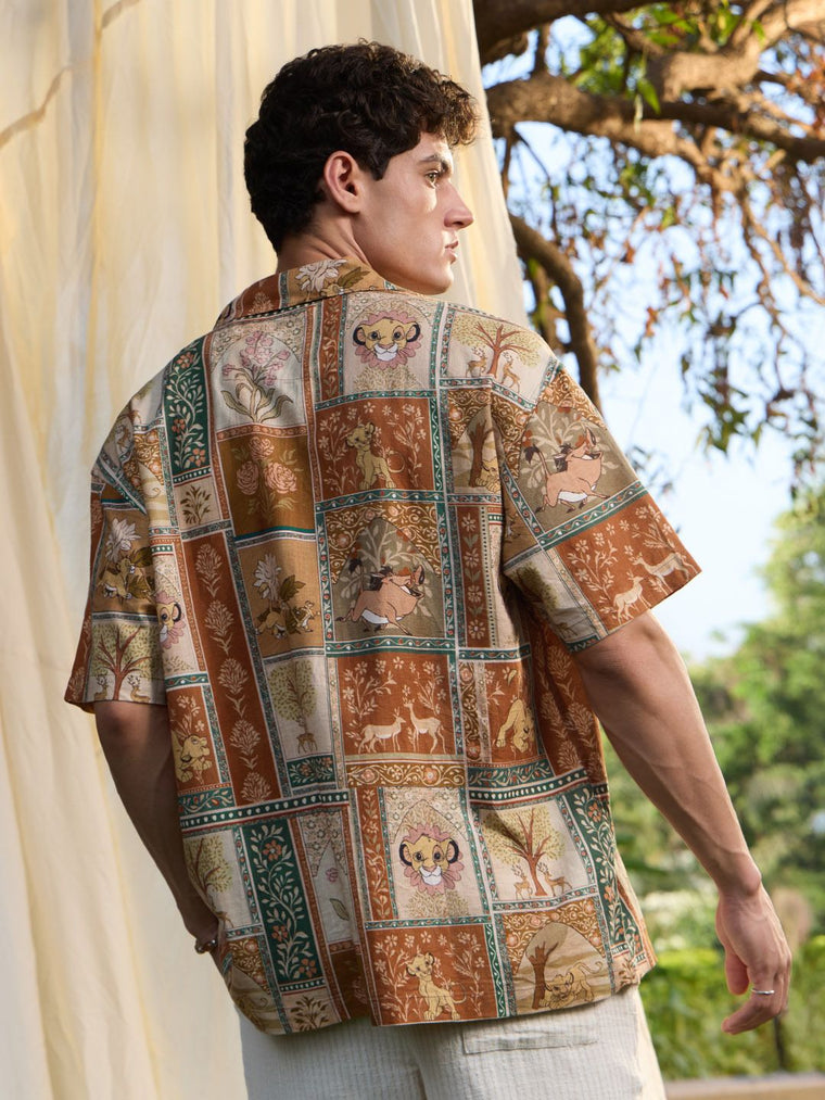 Indian Arts: Jungle Heir Oversized Shirts