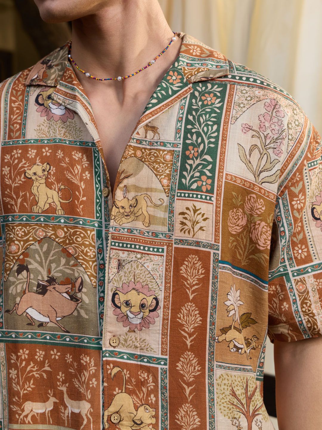 Indian Arts: Jungle Heir Oversized Shirts