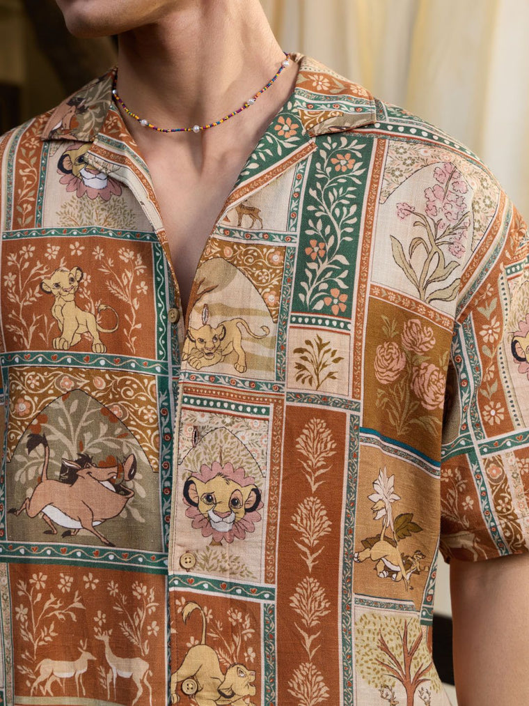 Indian Arts: Jungle Heir Oversized Shirts