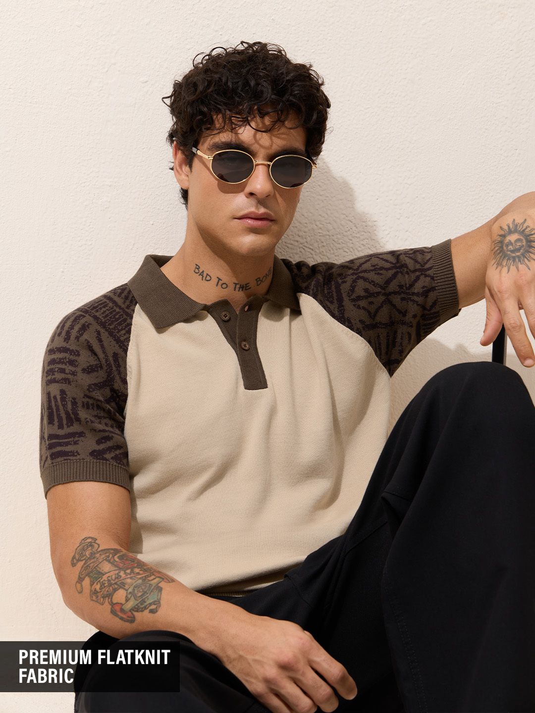 Flatknit Polo- Cocoa Classic Polos