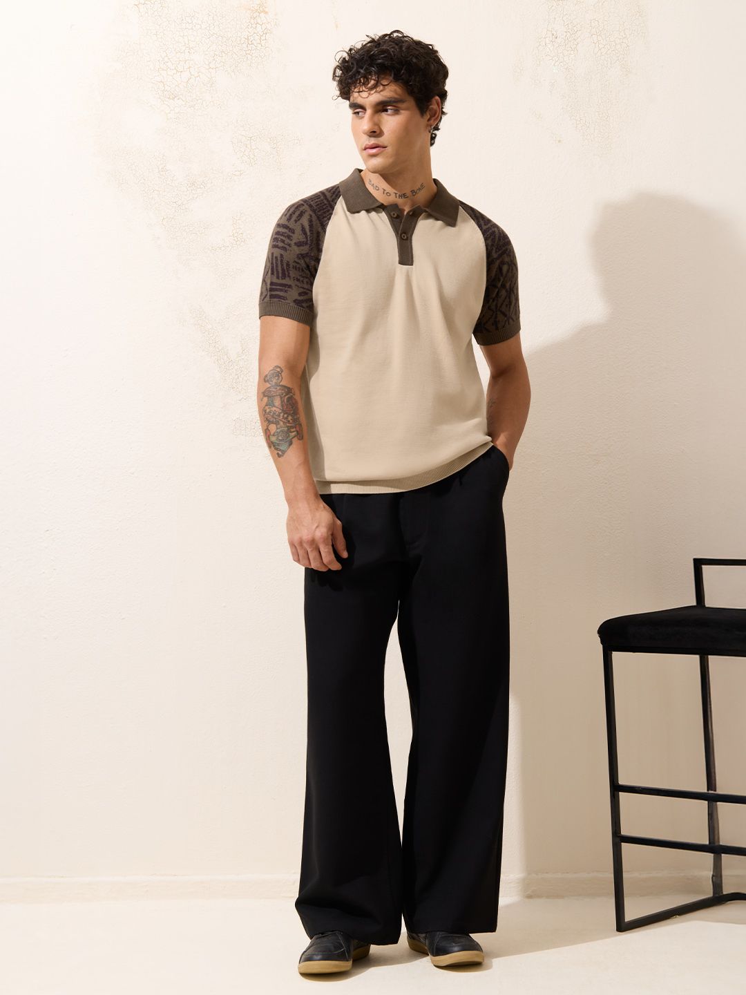 Flatknit Polo- Cocoa Classic Polos