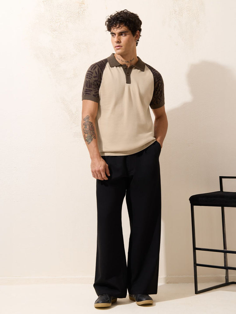 Flatknit Polo- Cocoa Classic Polos