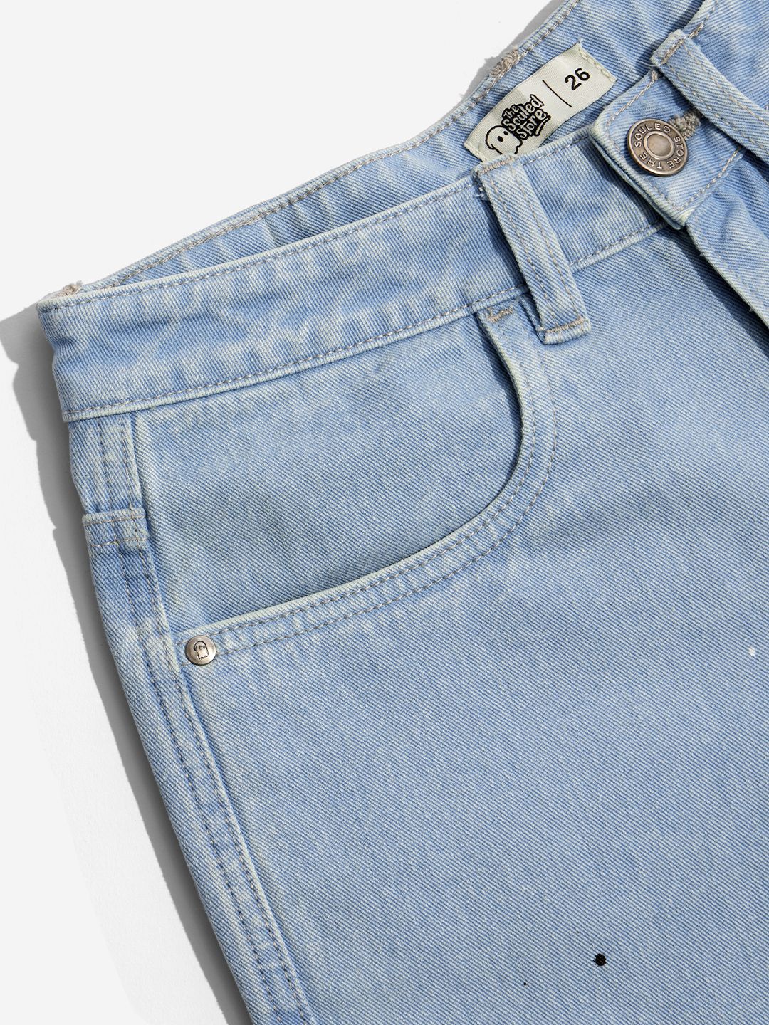 Baggy-Fit Denim: Graffiti Women Baggy Denims