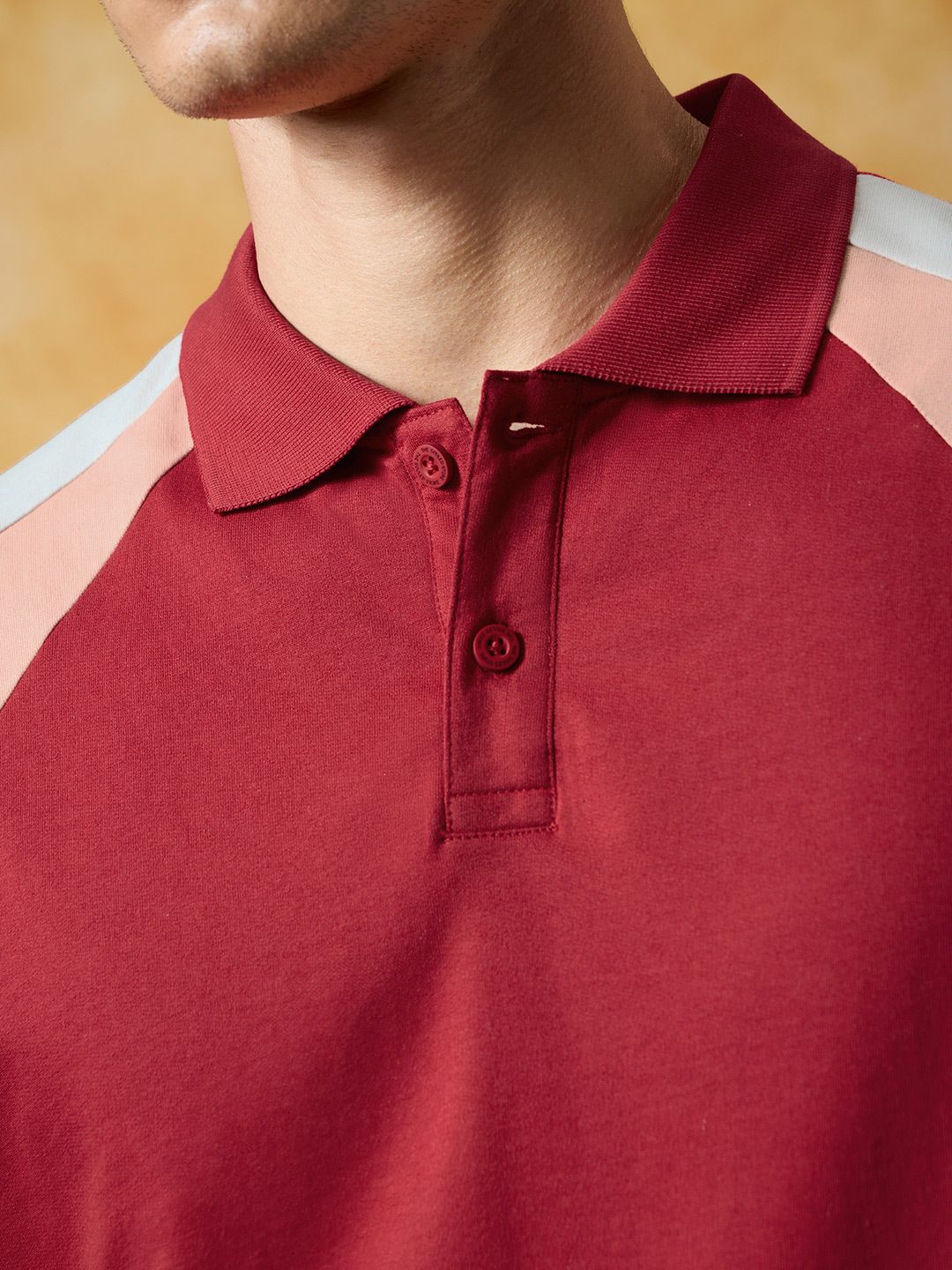 Oversized Polo: Crimson Oversized Polos