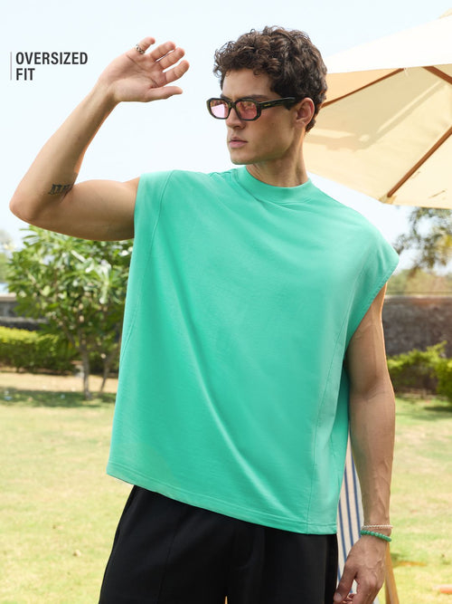 Oversized Vest: Glowline Easy Fit Vests