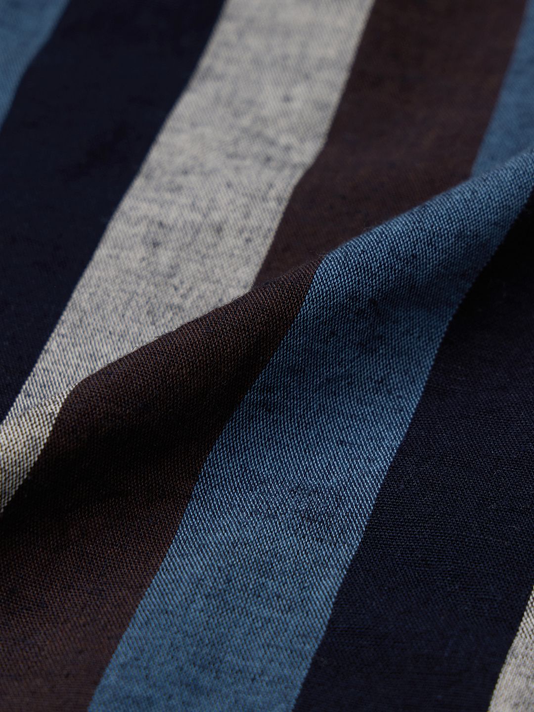 Cotton Linen Stripes: Pluto Cotton Linen Shirts