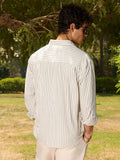 Striped Shirt: Mono Edge Men Relaxed Shirts