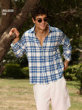 Plaid Shirt: Moonlight Men Relaxed Shirts