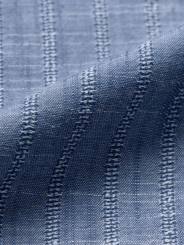 Textured Shirt: Blue Haze Men Textured Shirts