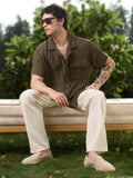 Crinkled Shirt: Chestnut Holiday Shirts