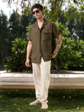 Crinkled Shirt: Chestnut Holiday Shirts