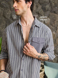 Striped Shirt: Highway Men Relaxed Shirts