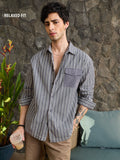 Striped Shirt: Highway Men Relaxed Shirts