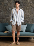 Stripe Shirt: Linear Blue Shirts